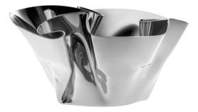Cachepot / Fruteira Grande Fiori Riva Aço Inox 32 Cm