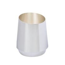 Cachepot Geo Leo Romano Níquel