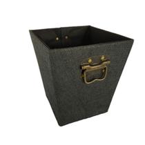 Cachepot Juta com Forrado TNT com Alças de Metal Cachepot Juta com Forrado TNT com Alças de Metal