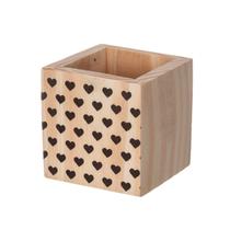 Cachepot Madeira Pinus Frase Organização Decoração Cachepot Madeira Pinus Frase Organização Decoração