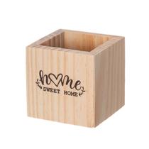 Cachepot Madeira Pinus Frase Organização Decoração Cachepot Madeira Pinus Frase Organização Decoração