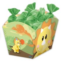 Cachepot Médio Festa Dino Baby - 8 Unidades - Festcolor - Rizzo Cachepot Médio Festa Dino Baby - 8 Unidades - Festcolor - Rizzo