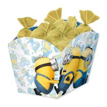 Cachepot Medio - Festa Minions 2 - 8 unidades - Festcolor - Rizzo
