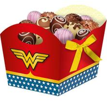 Cachepot Médio Festa Mulher Maravilha - 08 Unidades