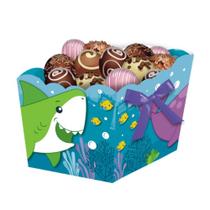 Cachepot Médio Guloseimas Festa Fundo do Mar 8 Uni Festcolor - Inspire sua Festa Loja