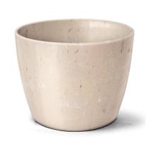 Cachepot Nutriplan Elegance Redondo Travertino - Tamanho 1 Cachepot Nutriplan Elegance Redondo Travertino - Tamanho 1