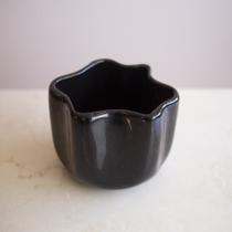 Cachepot Orgânico Preto Brilho