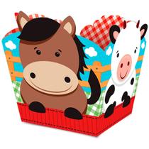 Cachepot Papel Festa Fazendinha 04 Unidades - Regina - Rizzo Festas Cachepot Papel Festa Fazendinha 04 Unidades - Regina - Rizzo Festas