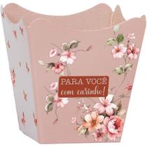 Cachepot Paper Decorado Pote 11 Helena 11X11X9CM PCT.C/10