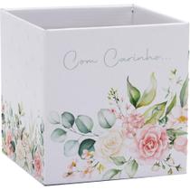 Cachepot Paper Decorado Pote 15 Alice Quadrado 15X15CM PCT.C/10