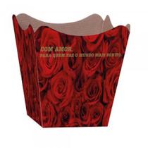 Cachepot Paper Decorado Pote 15 Scarlet Pacote com 10