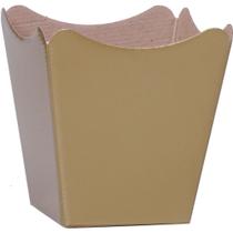 Cachepot Paper Liso Pote 15 Ouro 16X17X11CM - Pacote com 10 Unidades