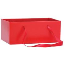 Cachepot Paper Liso Vermelho RETAN.C/ALCA 24X15X10 PCT.C/05