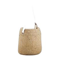Cachepot Pendente Em Cimento -Bege