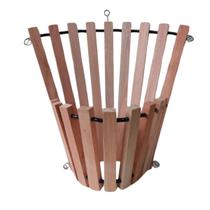 Cachepot Porta Vaso Madeira Cônico Orquídeas E Plantas Cachepot Porta Vaso Madeira Cônico Orquídeas E Plantas