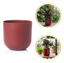 Cachepot Pote 12 Decoração Plástico Resistente Várias Cores - Framboesa - Liso