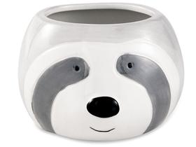 Cachepot preguica em ceramica