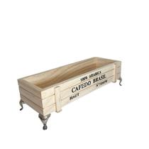 Cachepot Retangular de Madeira Cafedo Brasil” Cor Palha Decorativo Rústico - Não Acompanha Flores Cachepot Retangular de Madeira Cafedo Brasil” Cor Palha Decorativo Rústico - Não Acompanha Flores