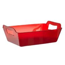 Cachepot Retangular Vermelho Porta Docinhos Lembrancinha