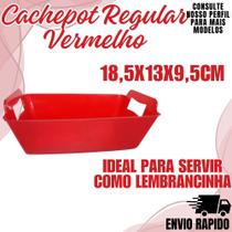 Cachepot Retangular Vermelho Porta Docinhos Lembrancinha Cachepot Retangular Vermelho Porta Docinhos Lembrancinha