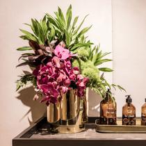 Cachepot Sintonia Leo Romano Gold24K