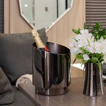 Cachepot Sintonia Leo Romano Grafite