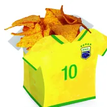 Cachepot - Vai Brasil - 9,5cm x 7,5cm - 8 unidades - Cromus - Rizzo