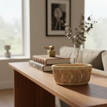 Cachepot Vaso De Cimento Redondo Bacia Decoração Jardim