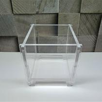 cachepot vaso decorativo 13x13cm luxo