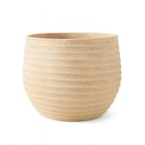 Cachepot Vaso Decorativo de Cimento Branco Bege 20x22cm Mart Cachepot Vaso Decorativo de Cimento Branco Bege 20x22cm Mart