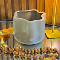 Cachepot Winding Licor de Cacau - Cerâmica Tons Terrosos