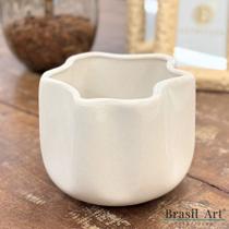 Cachepot Winding Off-White/Granito - Decoração Minimalista Cachepot Winding Off-White/Granito - Decoração Minimalista