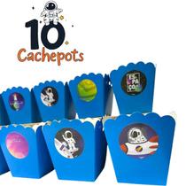 Cachepots Festa Astronauta Decoração Infantil Incrível e Pronta pra Usar Cachepots Festa Astronauta Decoração Infantil Incrível e Pronta pra Usar