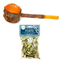 Cachimbo De Angico Mestres Caboclo Banho de Ervas Descarrego Forte Limpeza Inveja Olho Gordo Kit