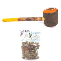 Cachimbo de Jurema Artesanal Xamânico Indígena Caboclo Banho de Ervas Proteção Espiritual Limpeza Kit Cachimbo de Jurema Artesanal Xamânico Indígena Caboclo Banho de Ervas Proteção Espiritual Limpeza Kit
