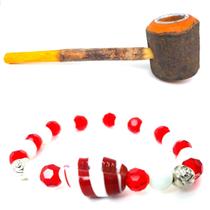 Cachimbo de Jurema Sagrada Xamanico Juremeiros Pulseira Zé Pilintra Proteção Kit Cachimbo de Jurema Sagrada Xamanico Juremeiros Pulseira Zé Pilintra Proteção Kit