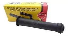 Cachimbo Vela Supressivo CBX 250/ Tornado 250/ CB 300/ XRE 300/ Falcon 400 NGK SD05FMGC Cachimbo Vela Supressivo CBX 250/ Tornado 250/ CB 300/ XRE 300/ Falcon 400 NGK SD05FMGC