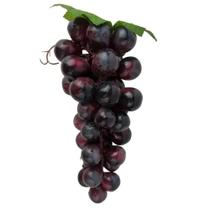 Cacho De Uva Fruta Artificial Realístico Kit Com 6 Unidades
