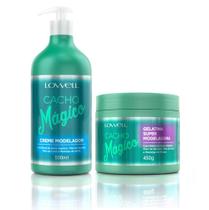 Cacho Mágico Creme Modelador 500ml + Gelatina 450g - Lowell