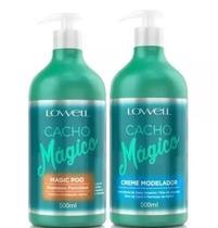 Cacho Magico Shampoo Funcional + Creme Modelador Lowell