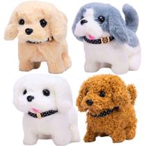 Cachorrinho de Pelúcia C/ Som e Movimento Pets Sortidos - Castela