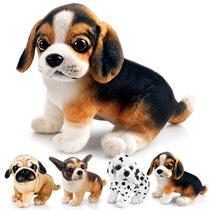 Cachorrinho De Pelúcia Realista Macia Presente Cachorro Fofo Infantil - CAA Toys Cachorrinho De Pelúcia Realista Macia Presente Cachorro Fofo Infantil - CAA Toys