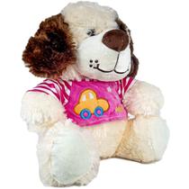 Cachorrinho Pelúcia Com Camisa Amor Dia Dos Namorados - Bee Toys