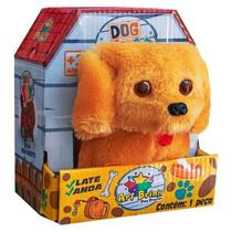 Cachorrinho Pelúcia Dog Toy Late e Anda 15cm Art Brink