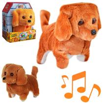 Cachorrinho Pelúcia Movimento Late E Anda Diversão Dog Toy - Art Brink