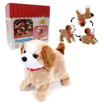Cachorrinho Pelúcia Puppy Anda Late Cambalhotas Cachorro Divertido Fofo Cachorrinho Pelúcia Puppy Anda Late Cambalhotas Cachorro Divertido Fofo