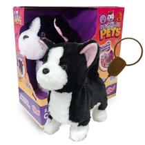 Cachorrinho Playfull Pets Preto E Branco - Toyng