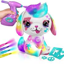 Cachorrinho Puppy De Pelúcia Para Pintar Airbrush Plush Fun Cachorrinho Puppy De Pelúcia Para Pintar Airbrush Plush Fun