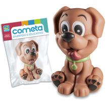 Cachorrinho Soft Animal de Brinquedo P/ Bebês Mordedor Banho