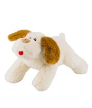 Cachorro Branco Brincando 31cm Pelúcia